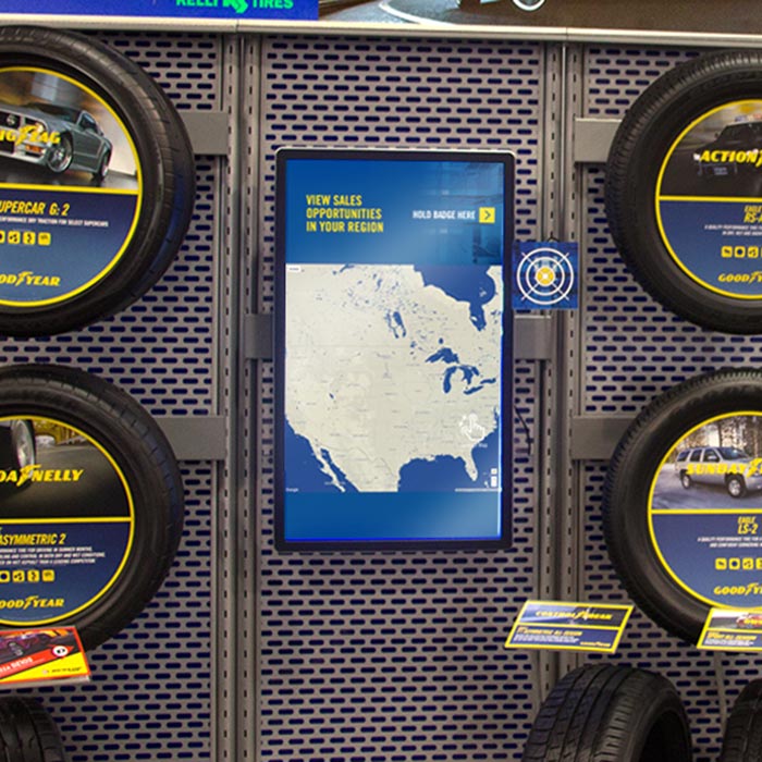 Goodyear Dealer Conference Digital Kiosks